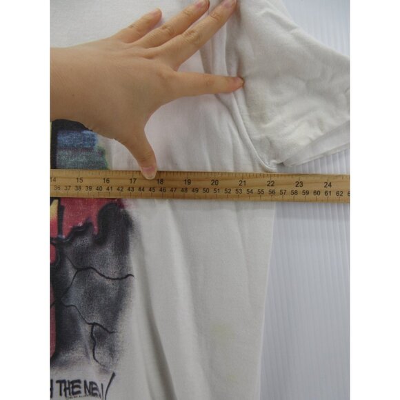 VINTAGE Jeff Gordon Shirt XL NASCAR Racing Fruit Of The Loom 90s Tee * - Picture 9 of 16